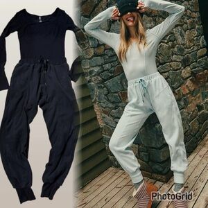 New! Free People Make it Count Onesie in Black XS